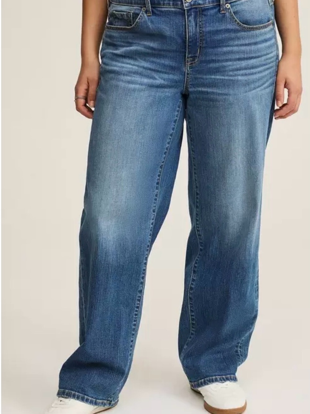 NWOT TORRID SIZE 18 TALL Perfect Wide-Leg Mid-Rise Jean